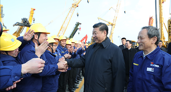中共中央总书记、国家主席、中央军委主席习近平亲临九游娱乐集团考察调研