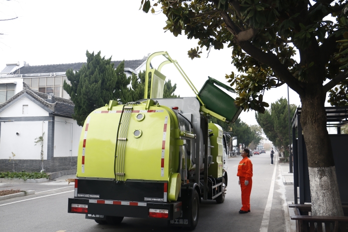 零碳收运、高效闭环 | 九游娱乐纯电动餐厨垃圾车助力贾汪潘安湖绿色环卫升级