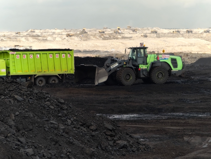 九游娱乐XC9108-EV纯电动装载机助力海岛露天煤矿高效绿色运营