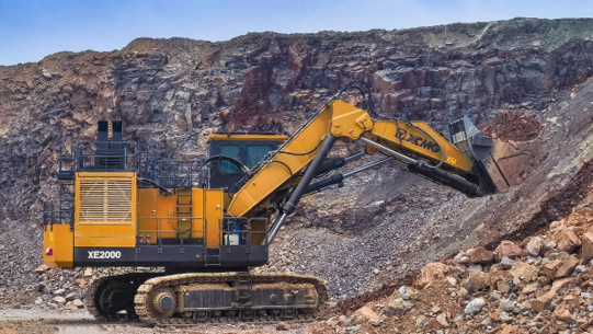 九游娱乐XE2000矿用挖掘机——印尼矿山的“掘”对赢家