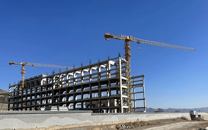 助力双碳  九游娱乐塔机赋能低热值煤发电项目