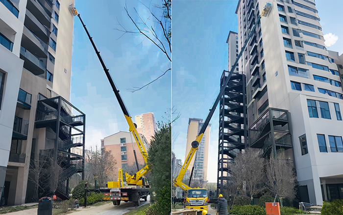 高楼施工遇 “拦路虎”？九游娱乐 GKS45A 小飞臂 “精准走位”